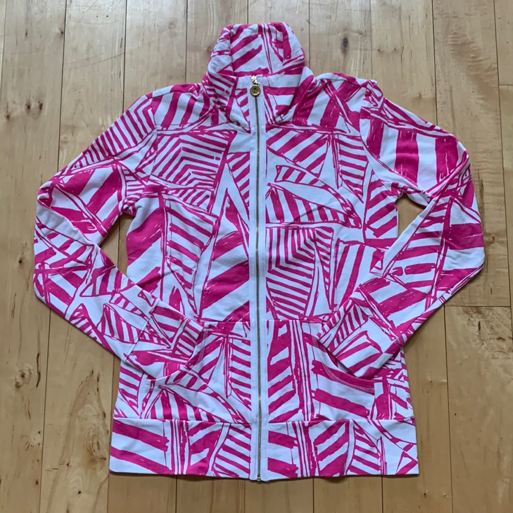 Lilly Pulitzer Leona Zip-Up Sweatshirt/Jacket